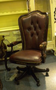 Alvaro Office Chair ( Cappucino.leather ) 1
