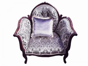 Antoni Chair 1 seater ( antique.Sarapova Silver )