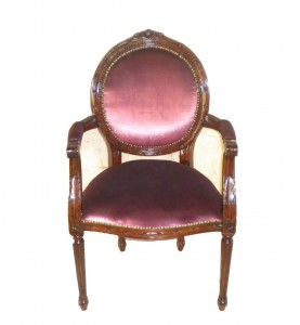 New Euro Arm Chair.Antique.Purple Conserto