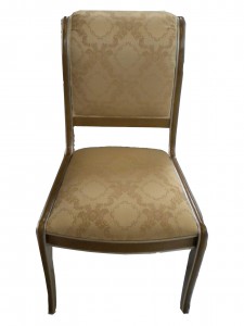 Regency Side chair.Mocca with silver accent.Marbella 9